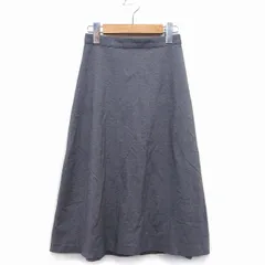 マウジー moussy フレア スカート ロング 総柄 ストレッチ 0 グレー 灰 /HT28