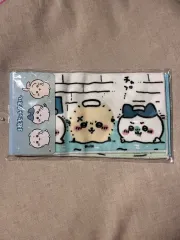 ちいかわ ラッコ ハチワレ うさぎ タオル 3 腸 セット バッチ/未使用