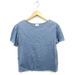 アーバンリサーチ ドアーズ URBAN RESEARCH DOORS Tブラウス カットソー ボートネック 切替 コットン 綿 無地 半袖 One ライトブルー /NT5