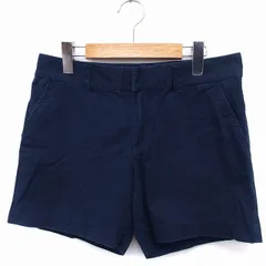 トミーヒルフィガー TOMMY HILFIGER ショート パンツ 無地 コットン 綿 2 ネイビー 紺 /FT19