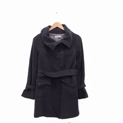 ジャニスマーケット janis market コート アウター ミドル丈 ステンカラー ウール グレー 灰 /KT32