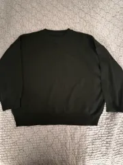 ブラック 基本 長袖 ニット