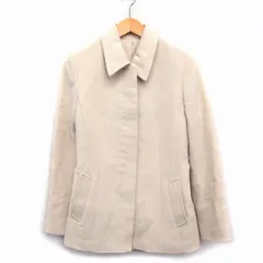 マルイ アールユー　ru ステンカラー コート ミディ丈 アンゴラ混 ウール混 無地 シンプル 2ベージュ /HT9