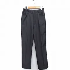 パンツ スラックス ロング 無地 シンプル 9 グレー 灰 /FT35