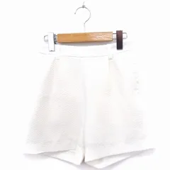 スピック＆スパン ノーブル Spick&Span Noble パンツ ショート ポケット シンプル 34 ホワイト 白 /FT17