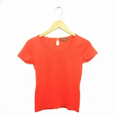 ボールジー BALLSEY トゥモローランド ニット セーター 丸首 無地 シンプル ウール 半袖 38 赤 レッド /TT20