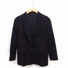 クルーンアソング CROON A SONG テーラード ジャケット アウター シングル 36 ブラック 黒 /FT8