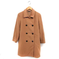 ロッソ ROSSO アーバンリサーチ ステンカラー コート アウター ロング ウール ダブル スリット M 茶 ブラウン /NT15