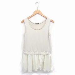 ロッソ ROSSO アーバンリサーチ ワンピース ひざ丈 フレア プルオーバー ノースリーブ F ベージュ アイボリー 薄茶 /TT23