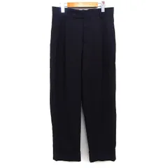 ザラ ZARA センタープレス パンツ テーパード シンプル タック ロールアップ 38 ブラック 黒 /HT5