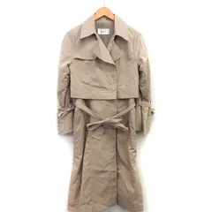 ビッキー VICKY 2way トレンチ コート ジャケット ロング 無地 シンプル リボンベルト 1 ベージュ /HT23