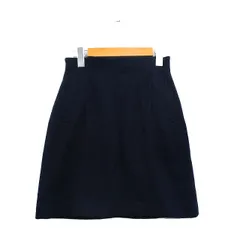 トランテアン ソン ドゥ モード 31 Sons de mode 台形 スカート ミニ シンプル 38 ネイビー 紺 /KT14