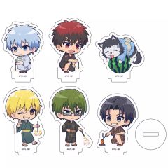 [Used] Acrylic Stand/Acrylic Panel Set of 6 Types: "Acrylic Petit Stand Kuroko's Basketball 17. Fireworks ver. Mini Character Illustration"