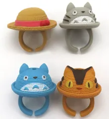 【中古】アクセサリー(非金属) 全4種セット 「となりのトトロ メイガニでておいで(ちぃりんぐ)」 どんぐり共和国限定