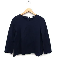 アーバンリサーチ ドアーズ URBAN RESEARCH DOORS カットソー Vネック バックジップ シンプル 長袖 One 紺 ネイビー /NT24