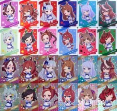 【中古】キャラカード [単品] 全24種セット カード 「ウマ娘 プリティーダービー 1周年キャンペーン×ファミリーマート ウマ娘 プリティーダービー チップス」 同梱品
