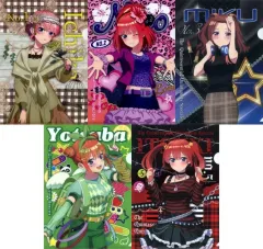 【中古】クリアファイル 全5種セット A4クリアファイル 「五等分の花嫁∽ -平成レトロStyle- アニメガ×ソフマップ先行販売フェア」 対象商品購入特典
