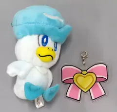 【中古】キーホルダー クワッス マスコット＆なかよしリボン風チャーム 「Switchソフト ポケットモンスター スカーレット・バイオレット+ゼロの秘宝」 ポケモンセンター購入特典