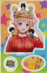 【中古】アクリルスタンド・アクリルパネル 若月ニコ＆集合(SD) ジオラマフィギュア 「ウィッチウォッチ」
