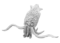 【中古】食玩 トレーディングフィギュア 大いか怪獣ゲゾラ (モノクロスチールイメージ版) 「ゴジラ特撮大百科 Ver.2 南海の大決闘篇」