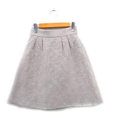 プロポーション ボディドレッシング PROPORTION BODY DRESSING 台形 スカート ギャザー ミニ 花柄 1 ベージュ /KT37