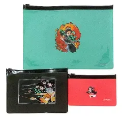 【中古】雑貨 集合 スライダーケース3個セット 「鬼滅の刃」 MEN’S NON-NO(メンズノンノ) 2020年11月号特別付録