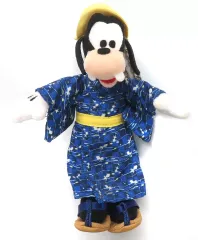 中古】ぬいぐるみマスコット・ぬいぐるみバッジ グーフィー(浴衣 