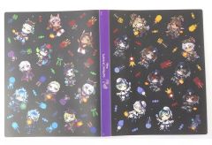 [중고] 문방구 기타 집합 A4 클리어 파일 홀더 [디즈니 트위스티드 원더랜드 × OH MY CAFE 제3탄]