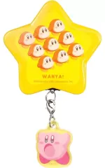 【中古】バッジ・ビンズ いっぱいワドルディ(オレンジ) チャーム付き星型缶バッジ 「星のカービィ」