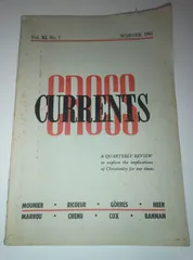 【洋書】『Cross Currents』1961年冬号（第11巻第1号）