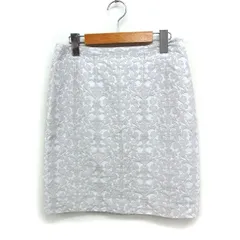 クードシャンス CdeC COUP DE CHANCE ジャガード タイトスカート ミニ ウール 38 グレー 灰 /FT45