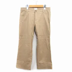 ロペピクニック ROPE Picnic ストレート パンツ コットン 綿 無地 シンプル ベージュ /HT1