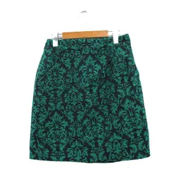 ビーミングバイビームス B:MING LIFE STORE by BEAMS 台形 スカート ミニ 総柄 L グリーン 緑 /KT4