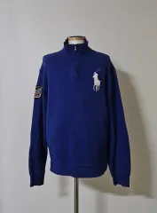 100)POLO RALPH LAUREN(ポロラルフローレン) 正規品 ハーフジップ 長袖Tシャツ