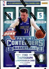 NBA 2020-21 Panini Contenders Basketball Card Blaster Box パニーニ コンテンダーズ バスケットボール カード ブラスターボックス 