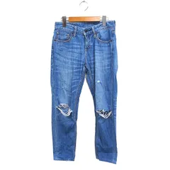 アートヴィンテージ ART VINTAGE デニム ジーンズ テーパード パンツ ダメージ加工 58-87 ブルー 青 /FT3