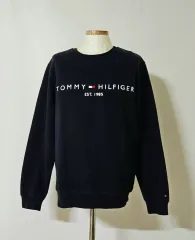 100) トミーヒルフィガー 起毛 長袖Tシャツ スウェット
