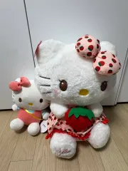 BIGハローキティ いちご ぬいぐるみ 60cm