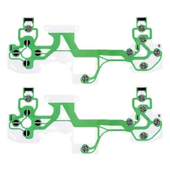 eXtremeRate 交換用フレックスリボン回路基板 PS4 Pro Slim JDM-050 JDM-055コントローラー導電性フィルム用 2個 