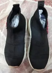 ブラック NLBニット スリッポン スニーカー