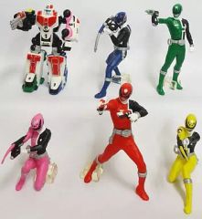 昭和レトロ 超貴重 超新星フラッシュマン ソフビ5体セット - メルカリ