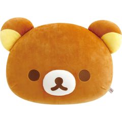 【旧タグ 当時物】 平成レトロ リラックマ 特大 フェイスクッション レザー調 旧タグ 当時物】 平成レトロ リラックマ 特大 フェイスクッション