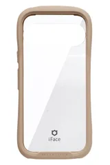 iFace Reflection Google Pixel 9/9 Pro ケース クリア 強化ガラス (ベージュ)【 耐衝撃 スマホケース グーグル ピクセル 9 9プロ アイフェイス カバー クリアケース 透明 ストラップホール付き 】