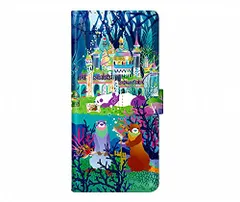 Kayo Horaguchi ホラグチカヨ デザイン GooglePixel9a互換品 ケース 手帳型 スマホケース グーグルピクセル9a互換品 スマホカバー 手帳型ケース アニマル柄 カワウソ ペンギン 海中遊泳