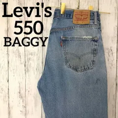リーバイス　550　W35　バギーパンツ　ジーンズ　デニム　ブルー　1264