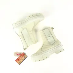 タグ付　CONVERSE　コンバース　1SD268　LEATHER ALL STAR SG CHUNK SHIN-HI　オールスター　チャンク　スニーカー　サイドゴアブーツ　23cm　ホワイト