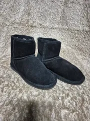 ブラック ファー 裏地 ショート ブーツ 36