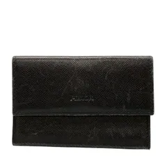 PRADA(プラダ) カードケース - 黒 レザー