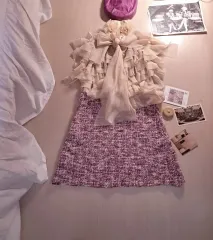 ザラ ツイードスカート ピンクスカート ミニスカート