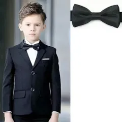 キッズ 男の子 蝶ネクタイ ブラック kids boys ボウタイ black